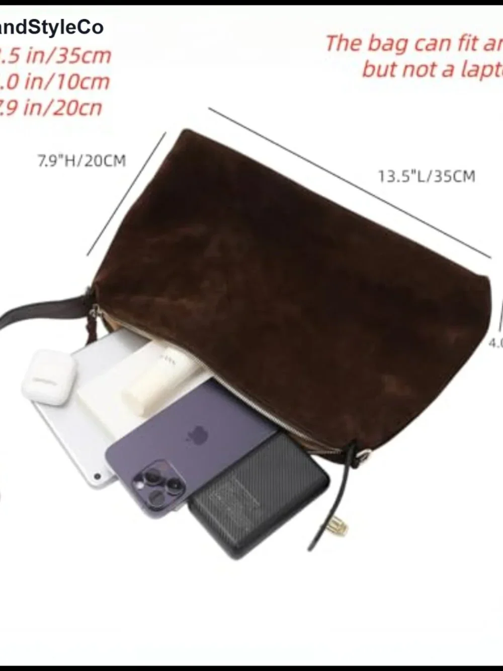 Genuine Suede Hobo Bag Women Top Handle Purse Shoulder Crossbody